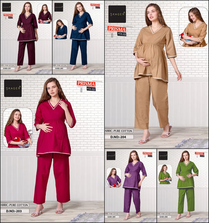 Prisma Vol 2 Skager Dhabu Cotton Feeding Co-Ord Set Exporter Gujarat