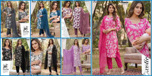 Puloma Prmnt Vatican Feeding Readymade Suit Exporter Ahmedabad