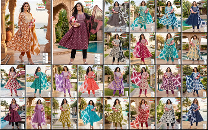 Queen 200726 Kanha Liva Reyon Feeding Readymade Suit Supplier India