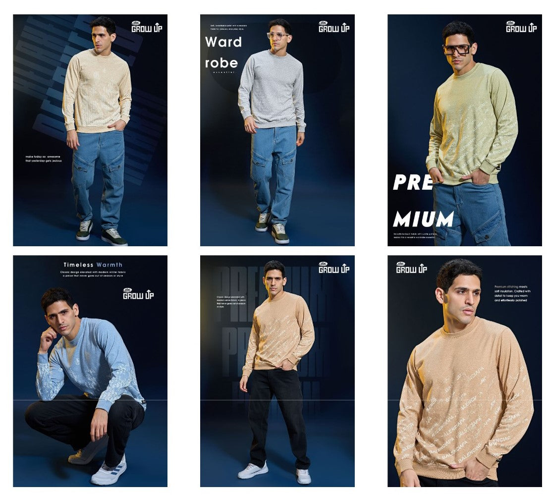 R 1350 Growup Jacquard Mens Tshirts Wholesale Price