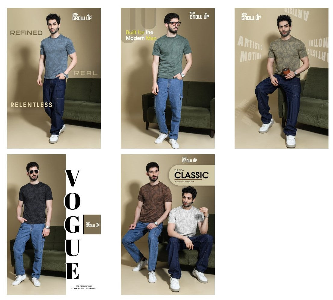 R 1353 Growup Looper Mens Tshirts Wholesale