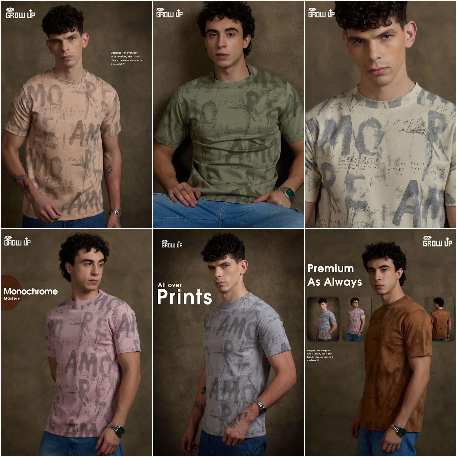 R 1457 Growup Imported Mens Tshirts Supplier