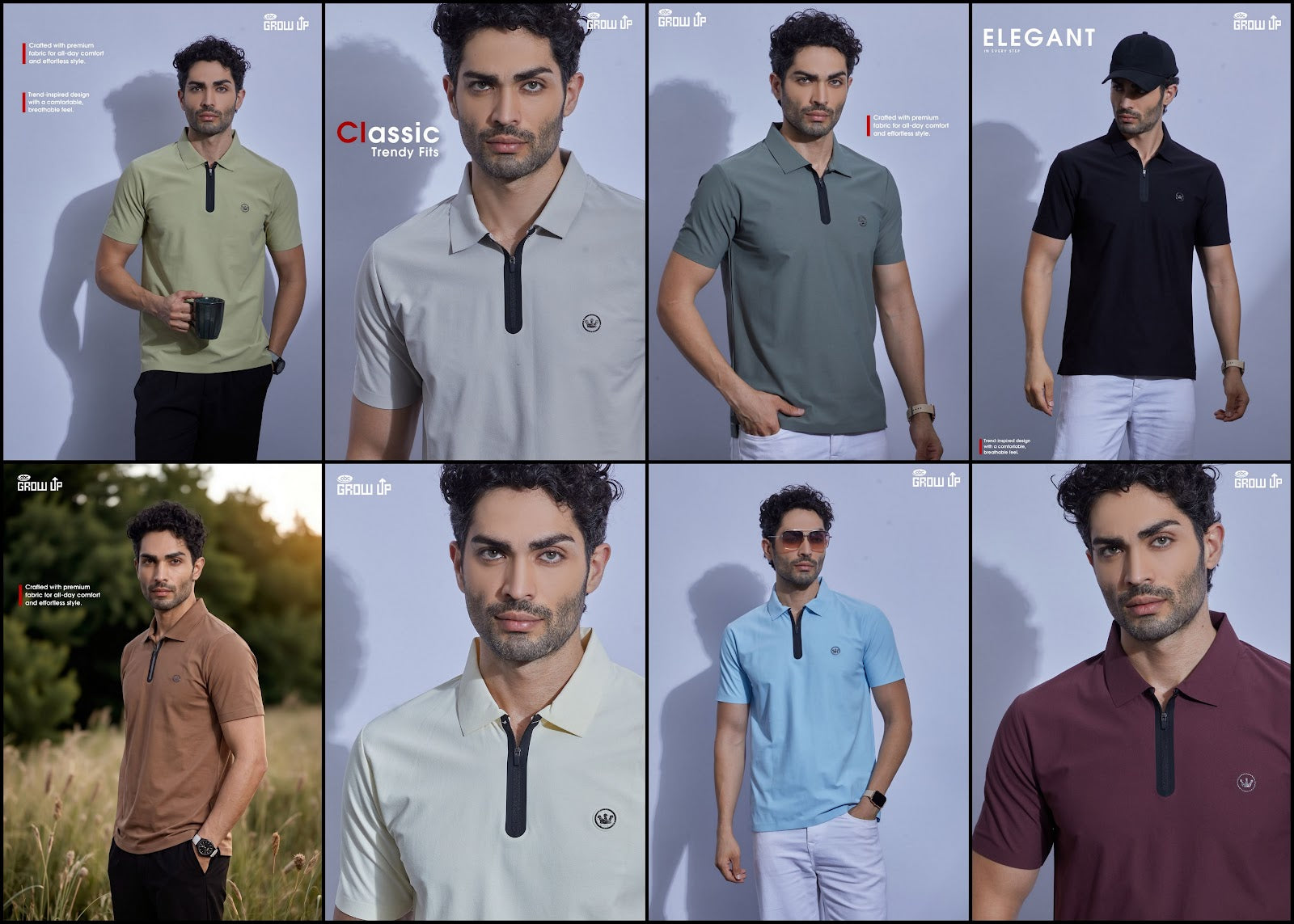 R 1549 Growup Imported Mens Tshirts Manufacturer India