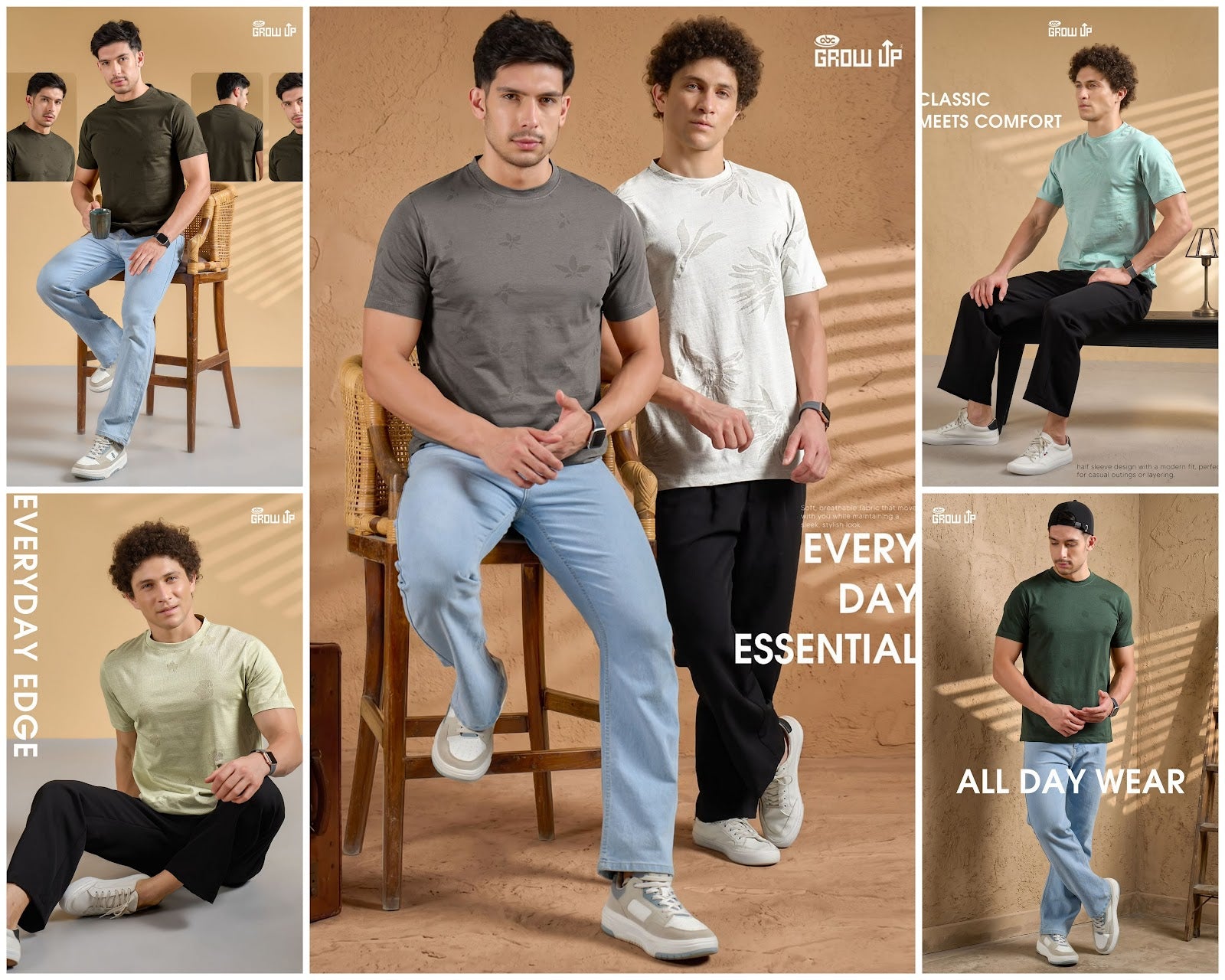 R 1578 Growup Mens Tshirts Manufacturer