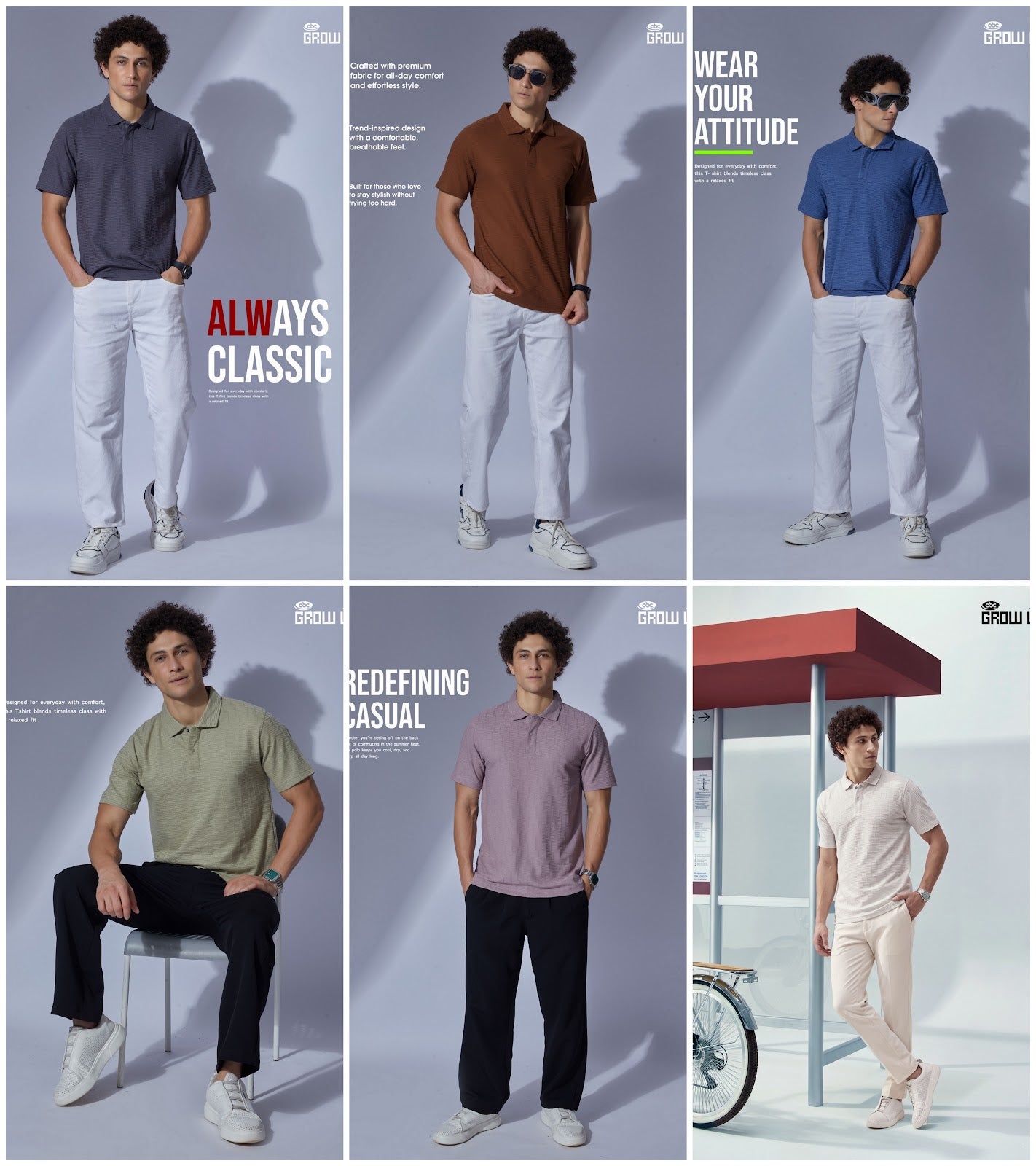 R 1582 Polo Growup Knit Mens Tshirts Manufacturer Gujarat