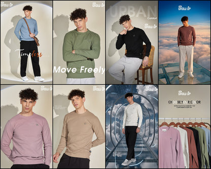 R 1598 Hand Rib Growup Knit Mens Tshirts Exporter Ahmedabad