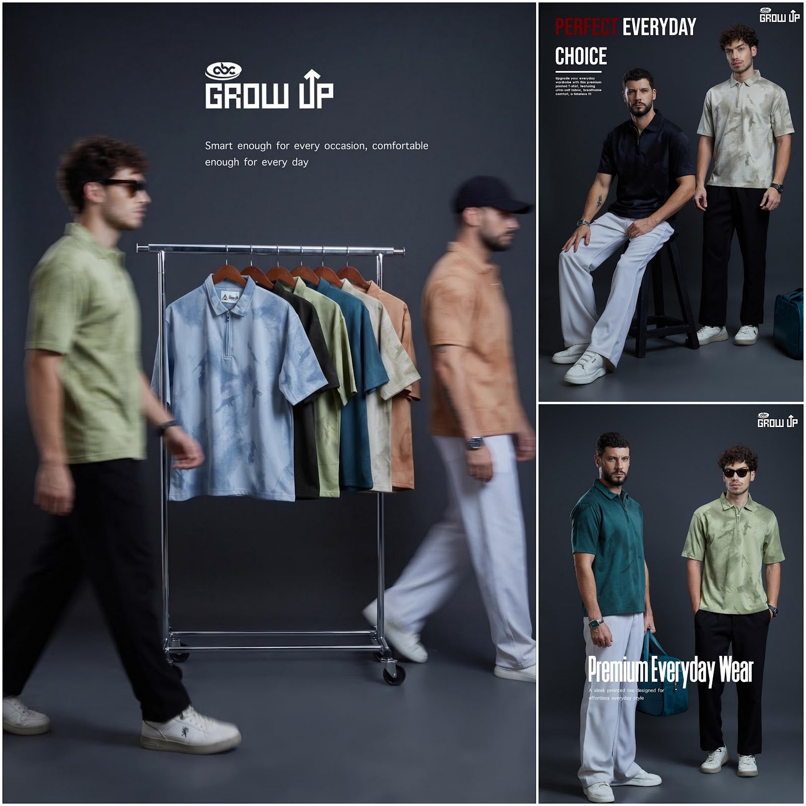 R 1612 Baggy Fit Growup Imported Mens Tshirts Exporter Ahmedabad