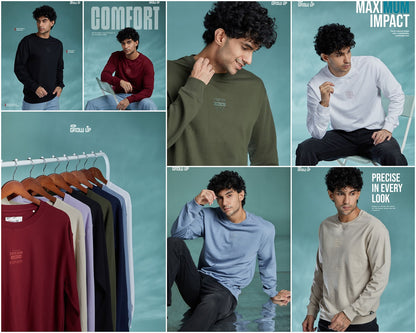 R 303 Full Sleeves Growup Cotton Looper Mens Tshirts Manufacturer Gujarat
