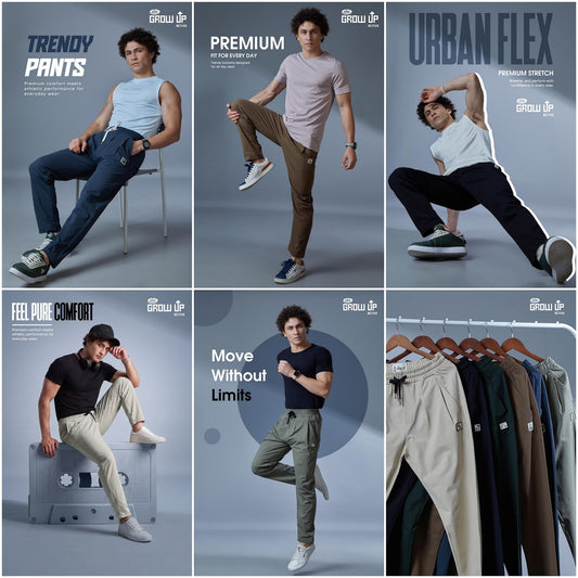 R Tp 003 Imported Growup Knit Mens Track Pants Wholesaler Ahmedabad