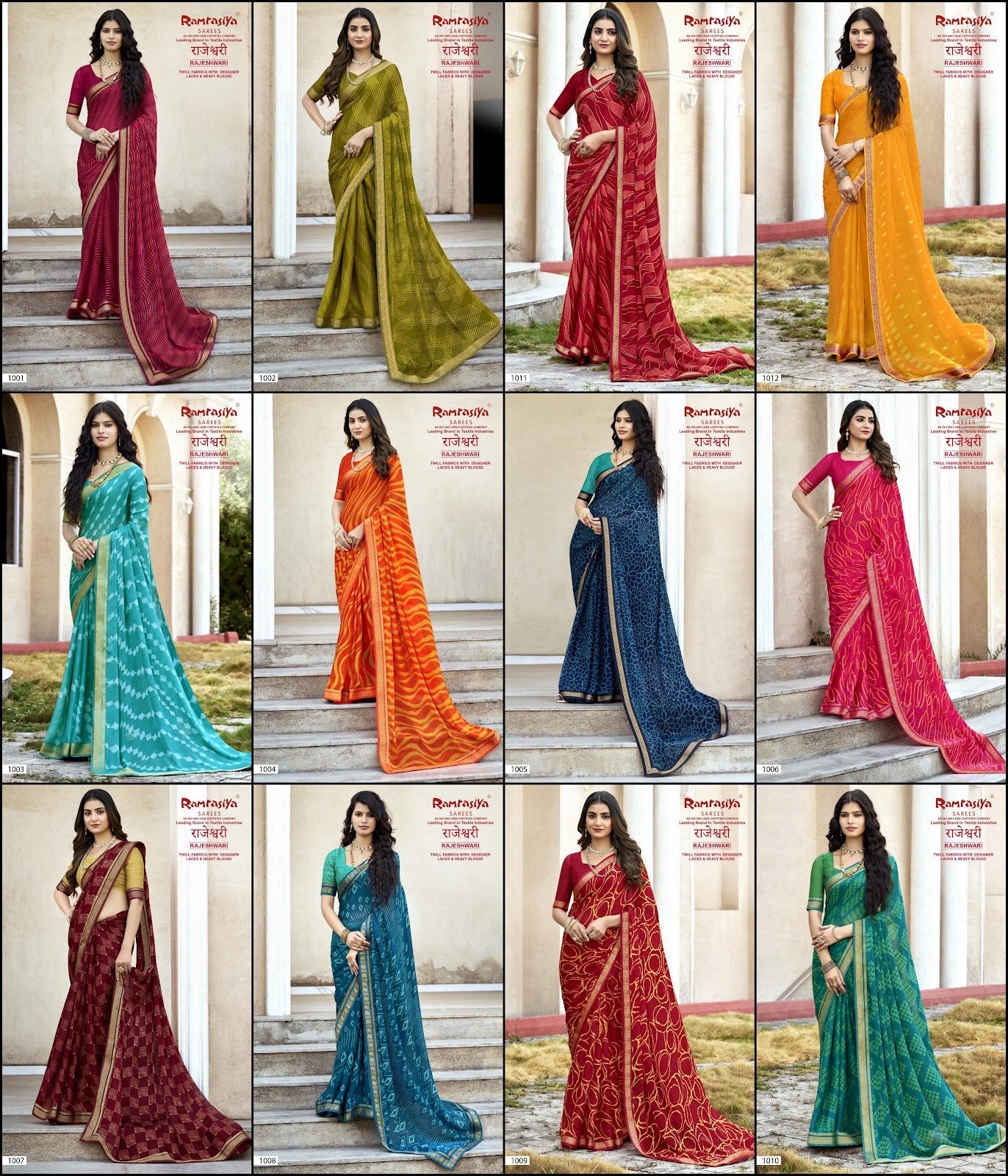 Rajeshwari Ramrasiya Twill Sarees Exporter India