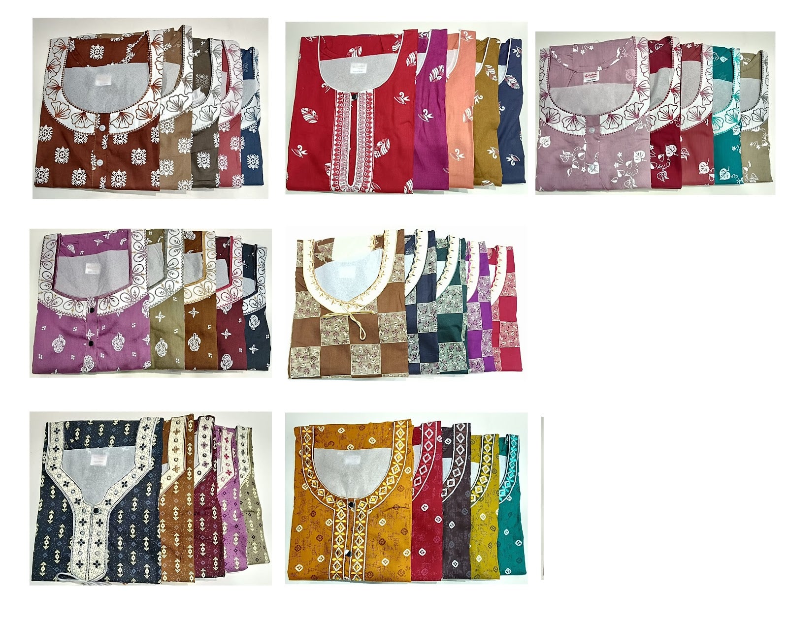 Rajwadi 1409 Ruchee Fashion Night Gowns Wholesale Rate