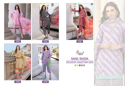 Rang Rasiya 2025 Exclusive Collection Shree Fabs Cotton Pakistani Patch Work Suits Exporter