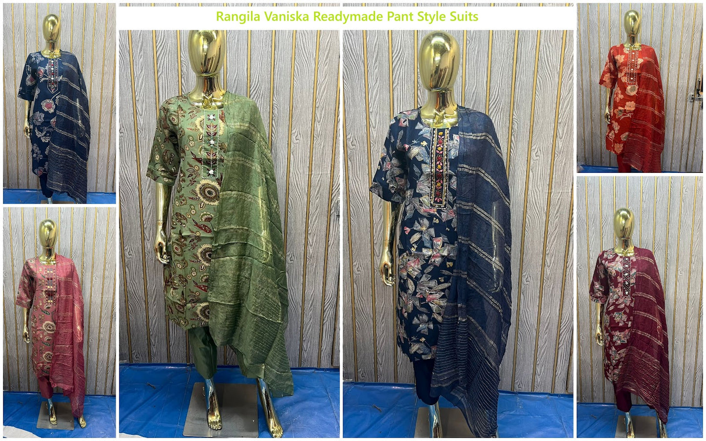 Rangila Vaniska Berlin Readymade Pant Style Suits Wholesaler Ahmedabad