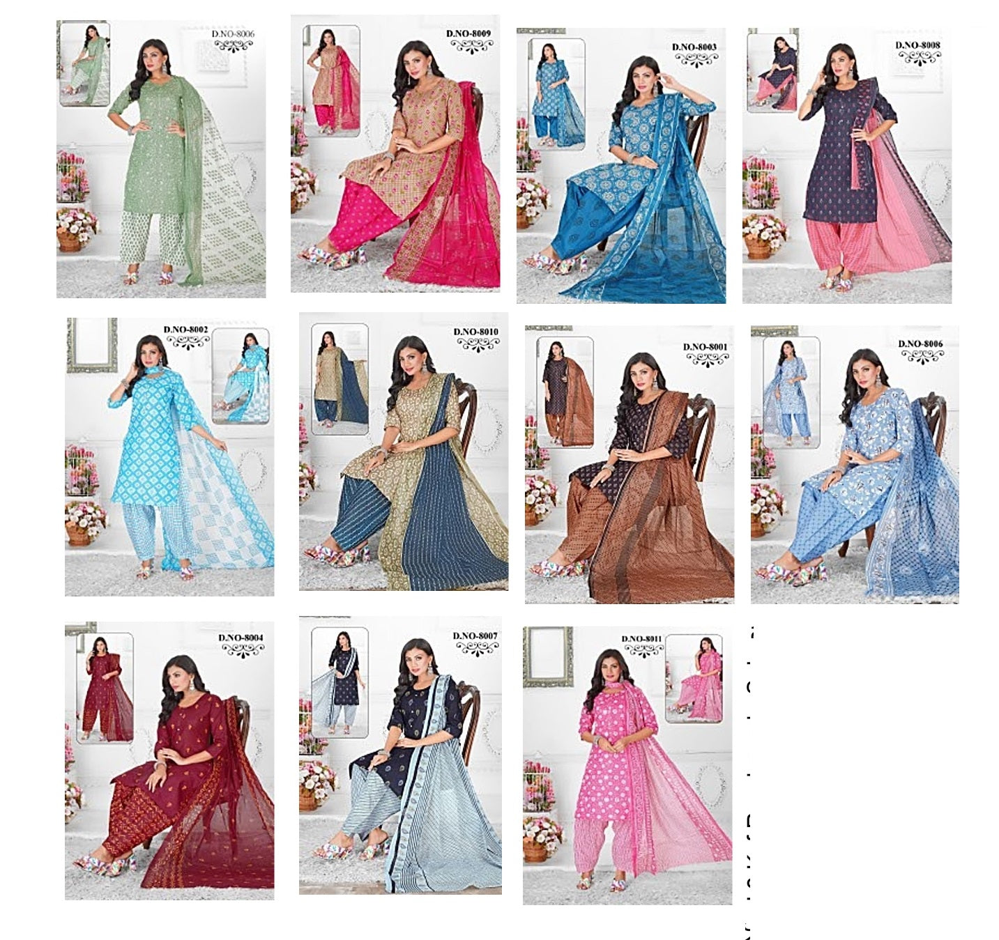 Rangoli Vol 8 Kcf Cotton Readymade Salwar Suits Wholesaler Ahmedabad