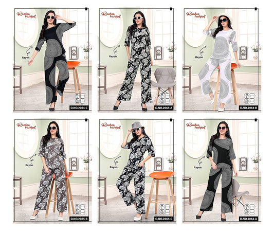 Rayon 2408 Ruchee Fashion Co Ord Set Exporter