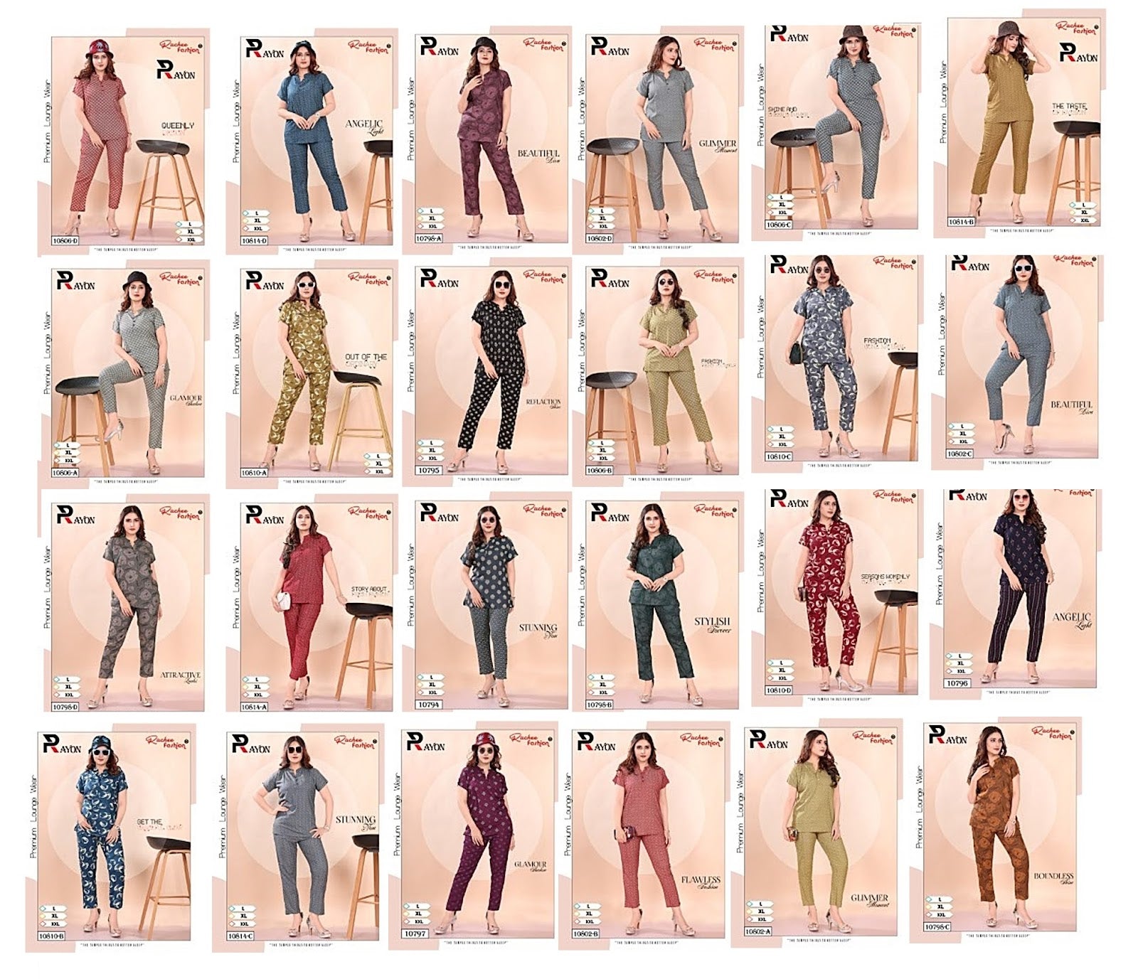 Rayon 3108 Ruchee Fashion Co Ord Set Wholesale