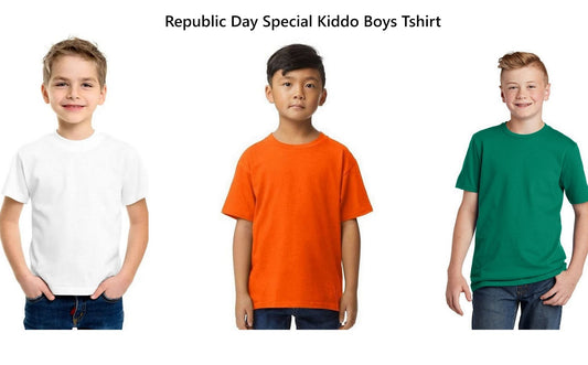 Republic Day Special Kiddo Cotton Boys Tshirt Manufacturer India