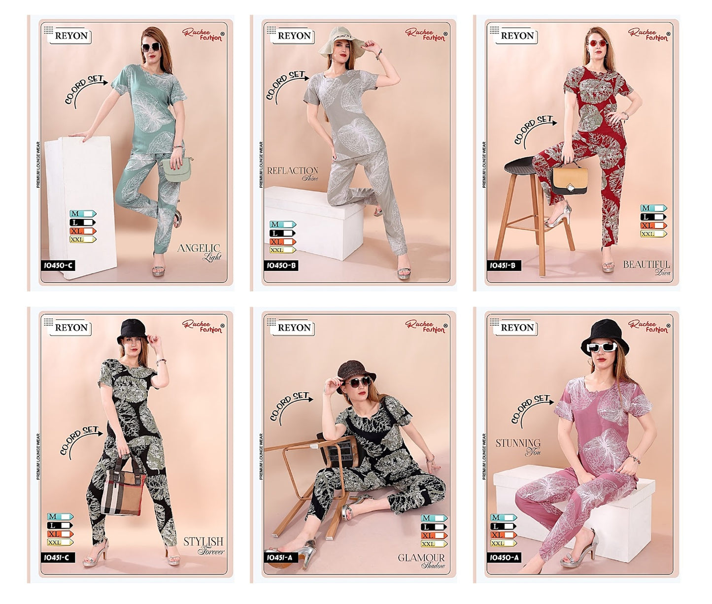 Reyon 0108 Ruchee Fashion Co Ord Set Supplier Gujarat