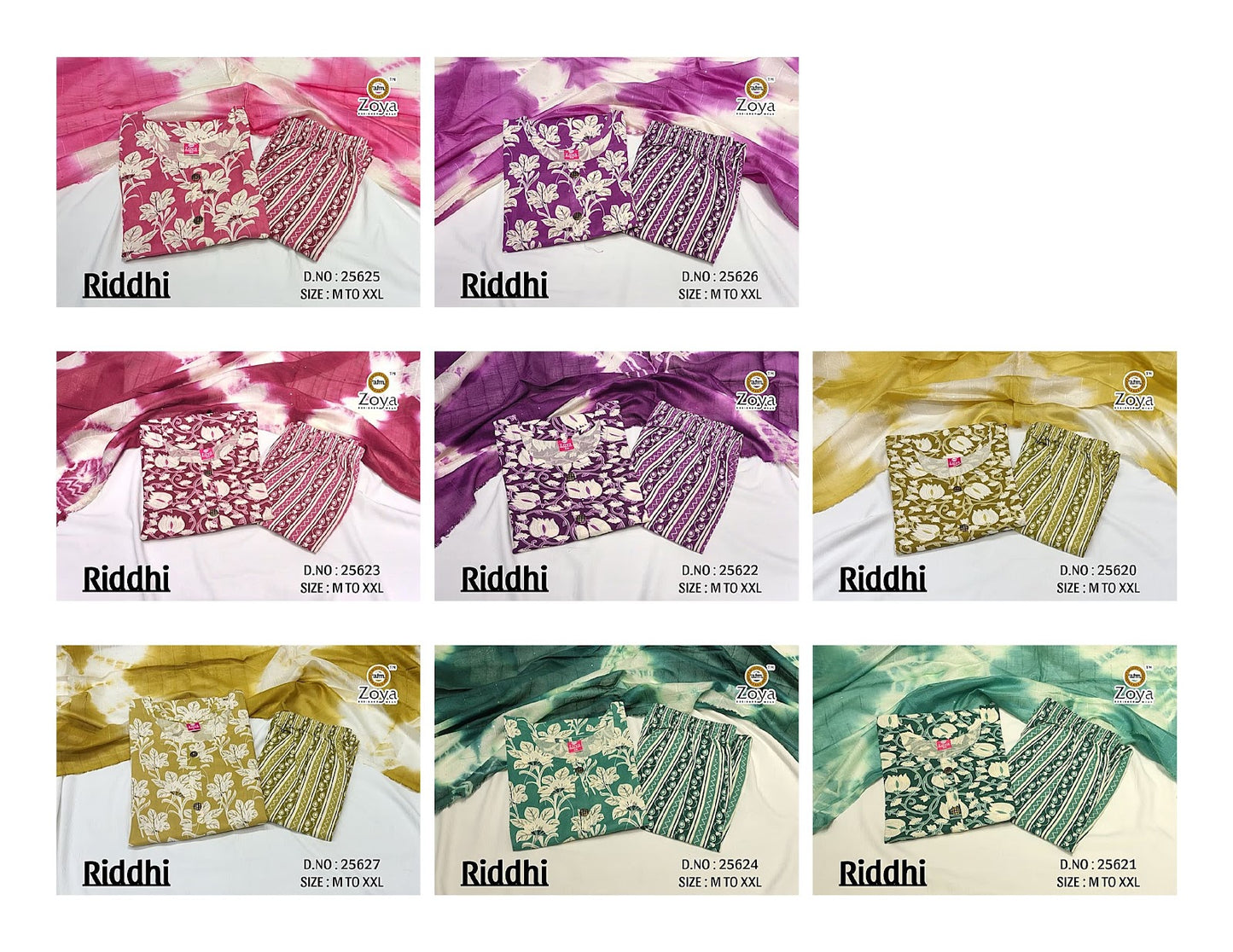 Riddhi Zoya Rayon Readymade Pant Style Suits Supplier