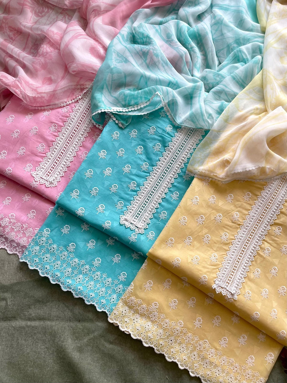 Rivera Naariti Cotton Pant Style Suits Manufacturer India