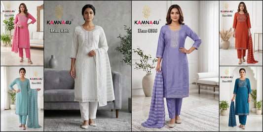 Roman 8300 Kamna4U Roman Readymade Pant Style Suits Manufacturer