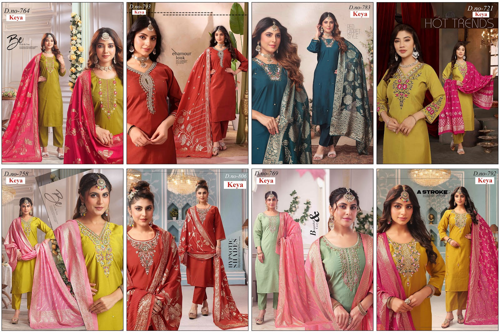 Roman Silk 2908 Keya Readymade Pant Style Suits Supplier Gujarat