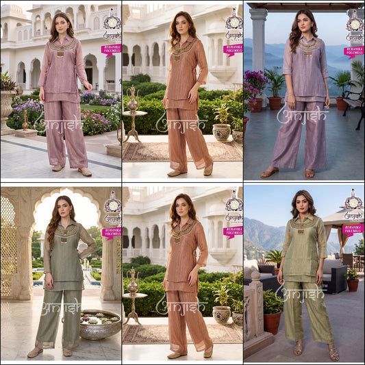 Ruhanika Anjish Salsa Co Ord Set Exporter