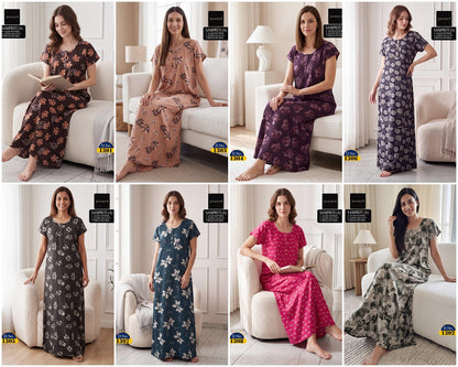 Sampriti A Skager Alpine Night Gowns Wholesaler India