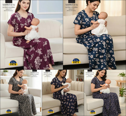 Sampriti Skager Alpine Feeding Night Gown Supplier