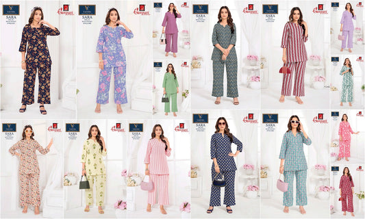 Sara Vol 1 Vastra Ganpati Cotton Co Ord Set Manufacturer