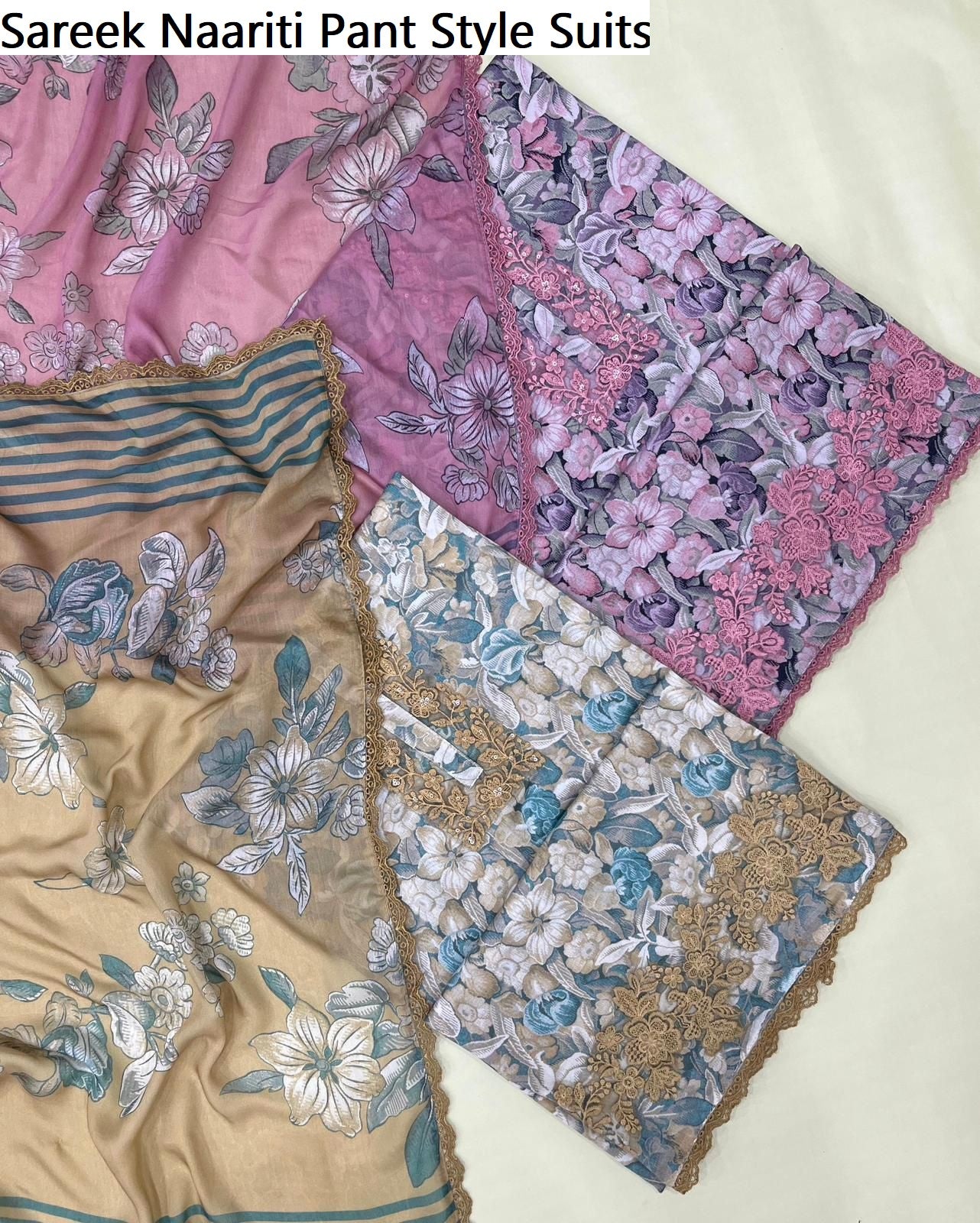 Sareek Naariti Cotton Pant Style Suits Exporter