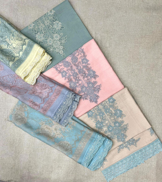 Sasha Naariti Pure Linen Pant Style Suits Exporter India