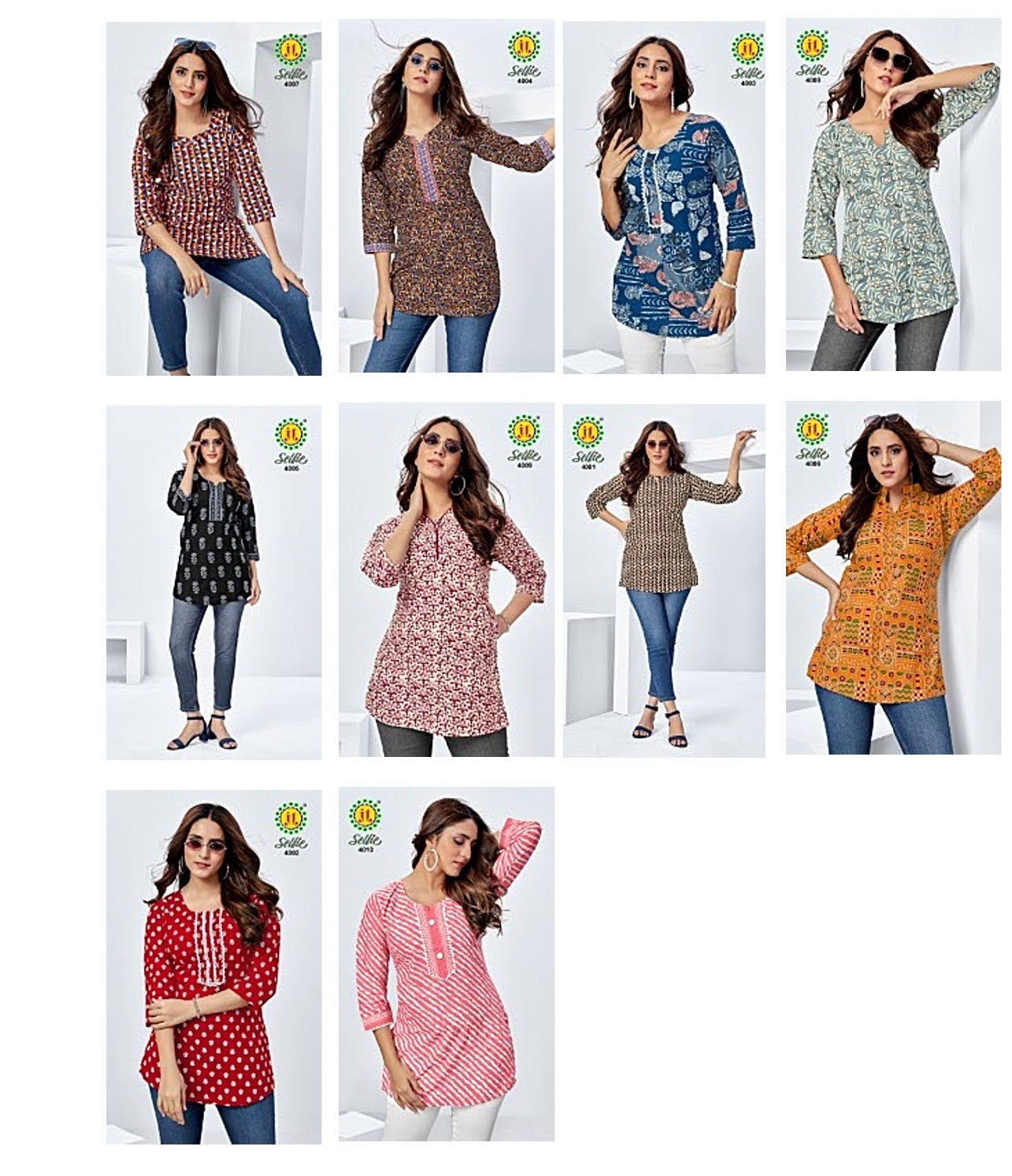 Selfie Vol 4 Jt Cotton Short Kurtis Wholesale Price