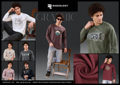Series 1372 Patch Radiology Interlock Mens Tshirts Wholesale Price
