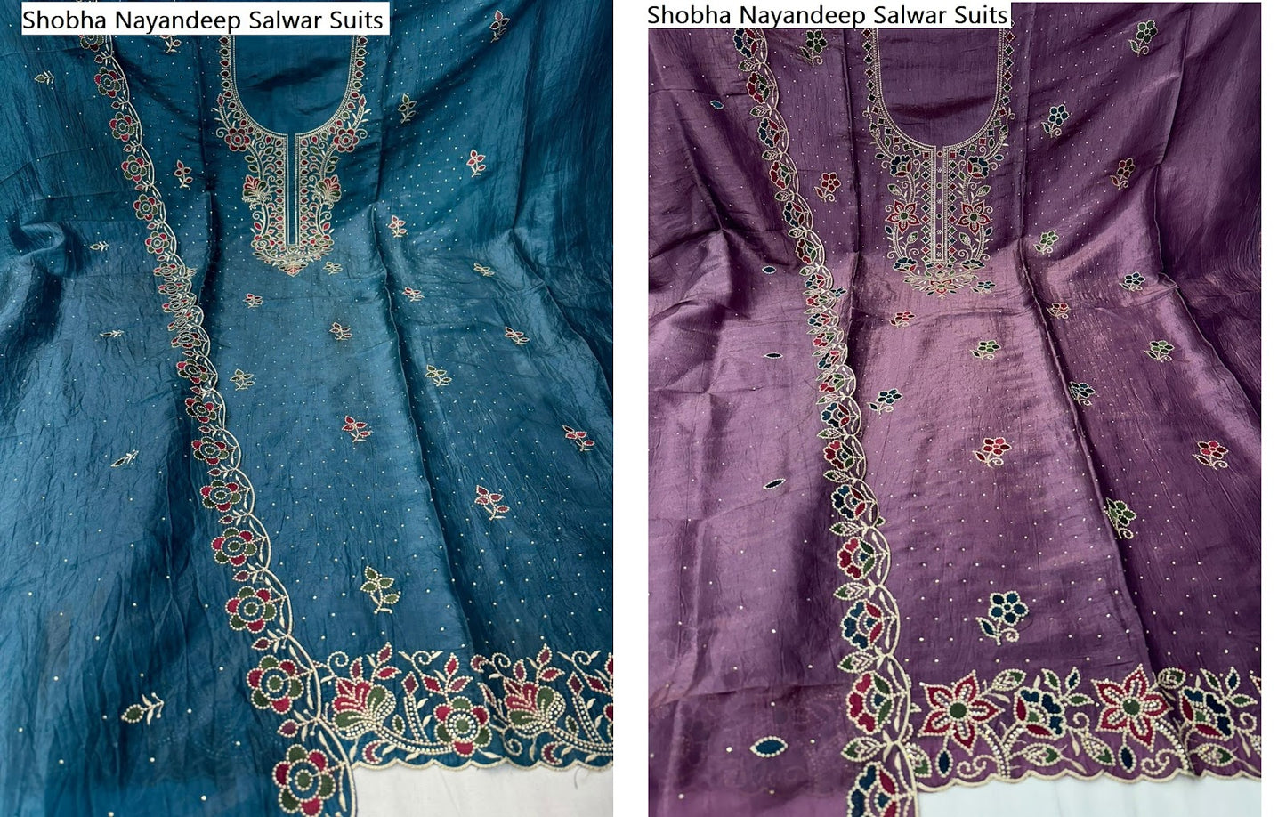 Shobha Nayandeep Crush Salwar Suits Wholesaler Ahmedabad