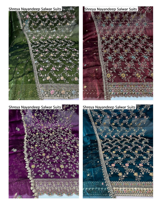 Shreya Nayandeep Burberry Salwar Suits Wholesale
