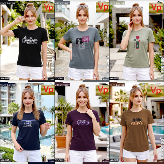 Side Cut Dno 5002 Vp Biowash Women Tshirt Manufacturer India