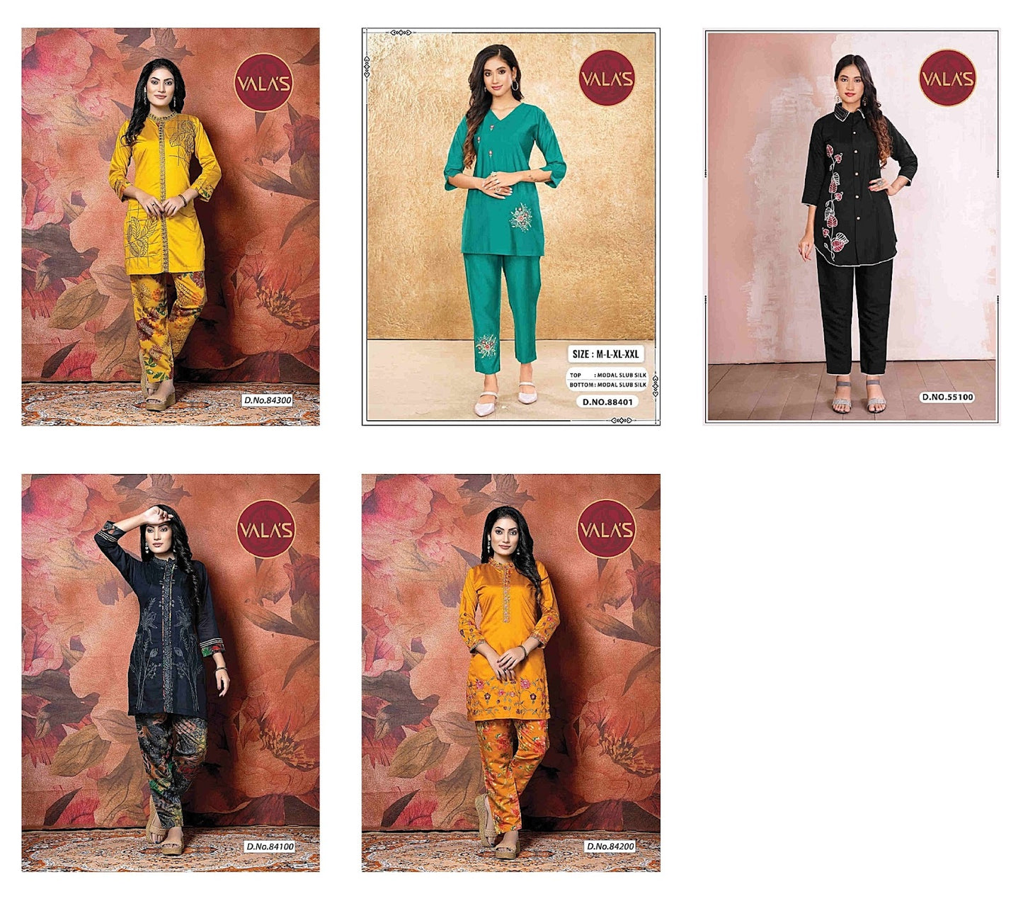 Slub Silk Valas Co Ord Set Exporter