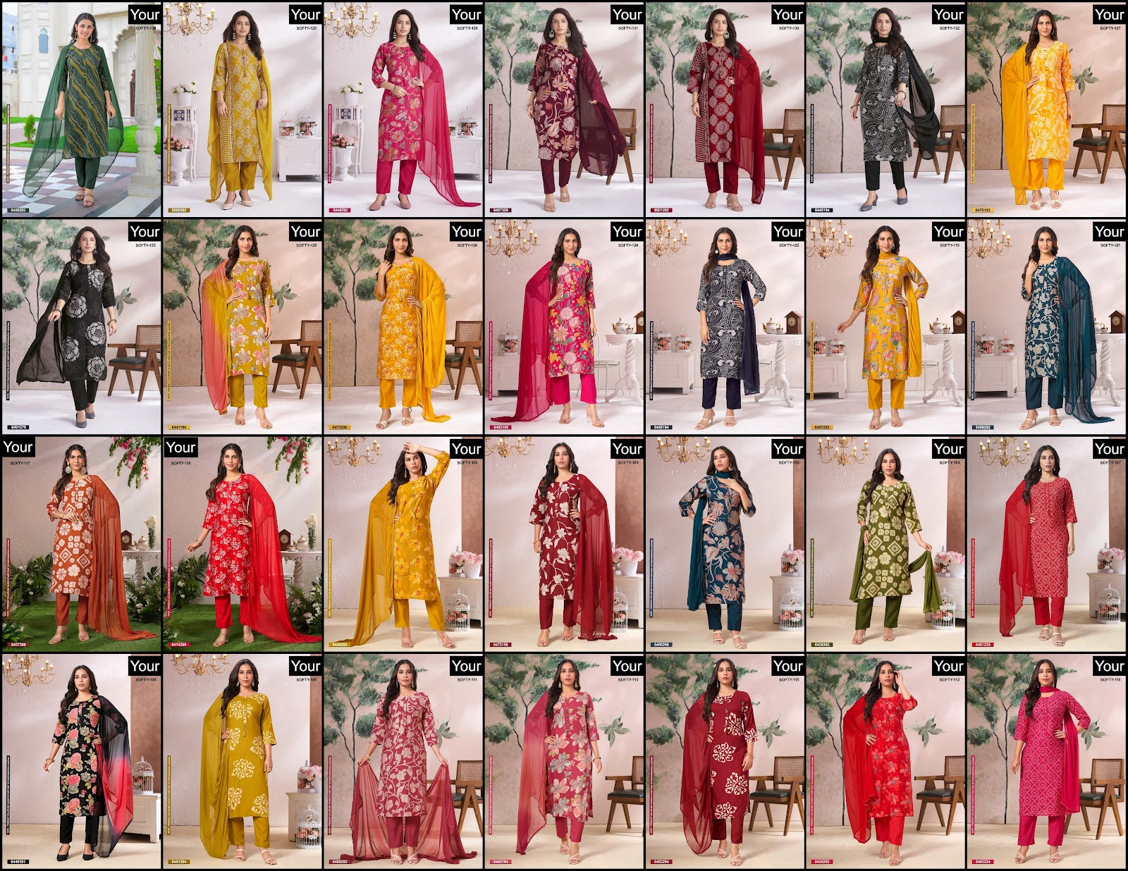 Softy Your Readymade Pant Style Suits Exporter Ahmedabad