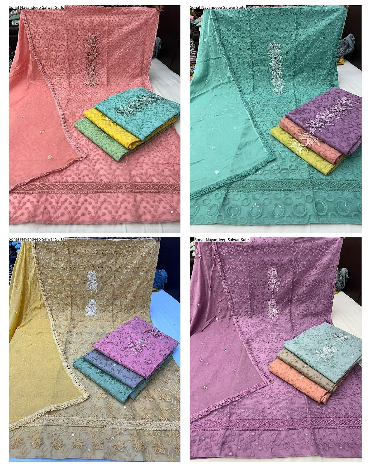 Sonal Nayandeep Jaam Cotton Salwar Suits