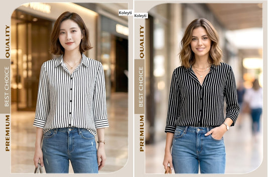 Strips 0105 Koleyti Women Shirts Supplier
