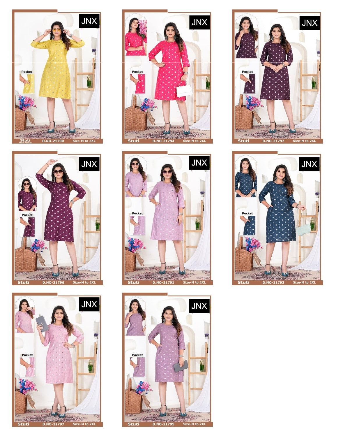 Stuti Jnx Straight Cut Kurtis Supplier