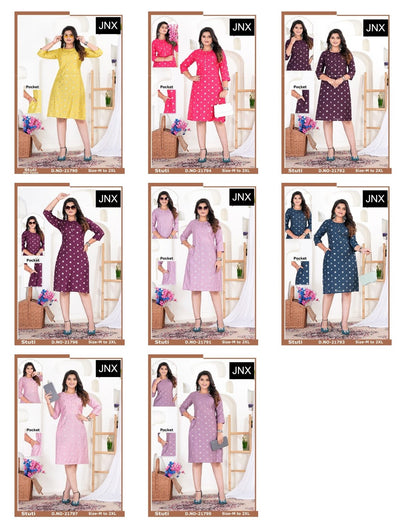 Stuti Jnx Straight Cut Kurtis Supplier