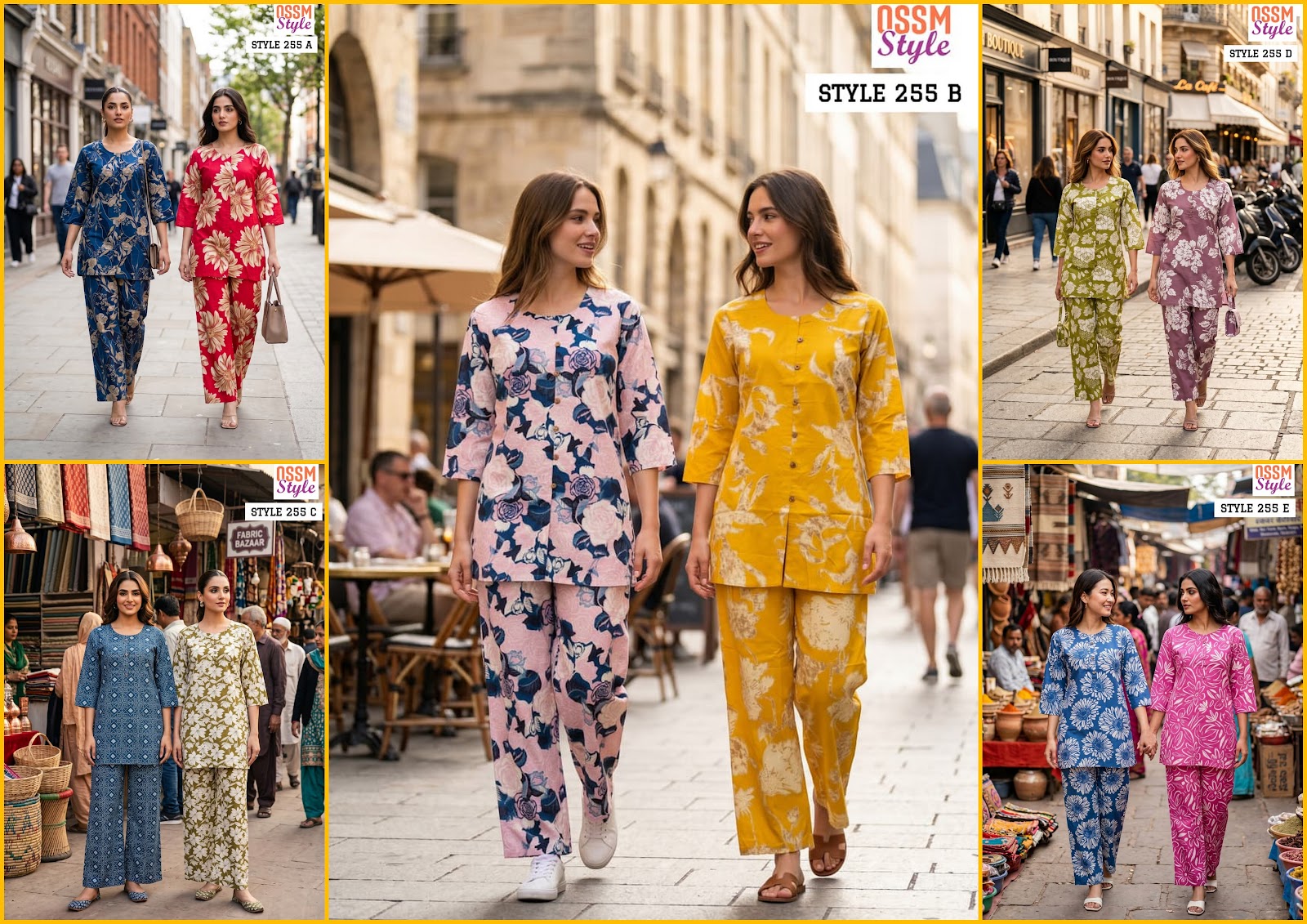 Style 255 Ossm Cotton Co Ord Set Supplier