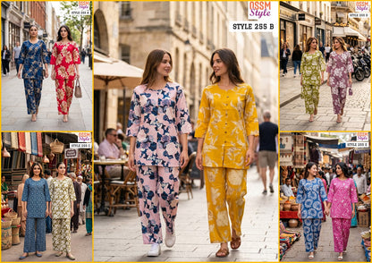 Style 255 Ossm Cotton Co Ord Set Supplier