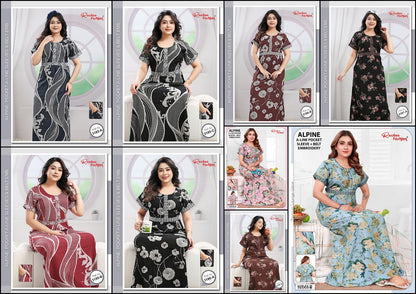 Style No 3185-3187 Ruchee Fashion Alpine Night Gowns Manufacturer India