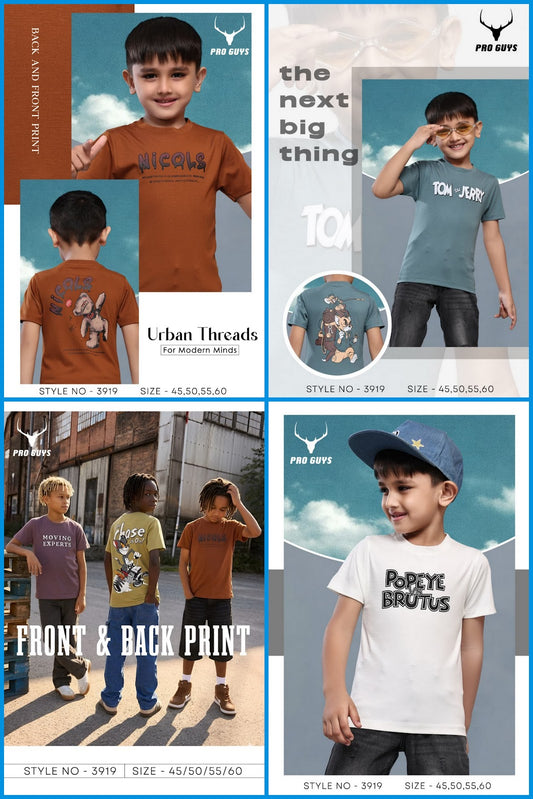 Style No 3919 Pro Guys Imported Boys Tshirt Supplier Gujarat