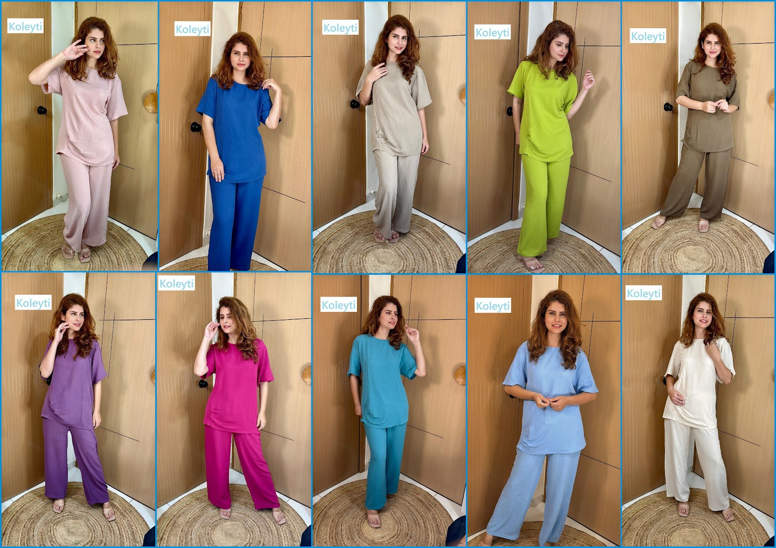 Summer Travel Koleyti Linen Co Ord Set Manufacturer Ahmedabad
