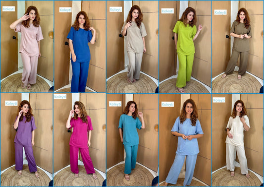 Summer Travel Koleyti Linen Co Ord Set Manufacturer Ahmedabad