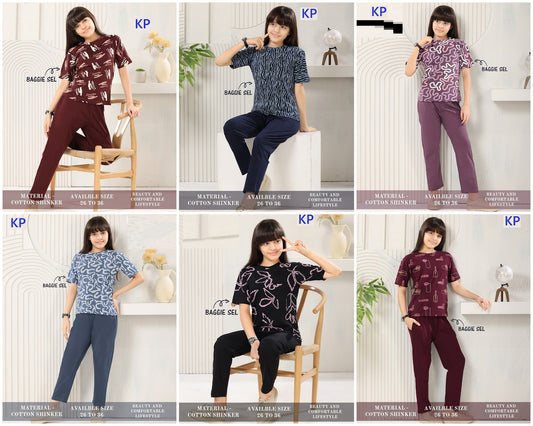 Super Hit Concept 2506 Kp Cotton Girls Night Suits Wholesaler India